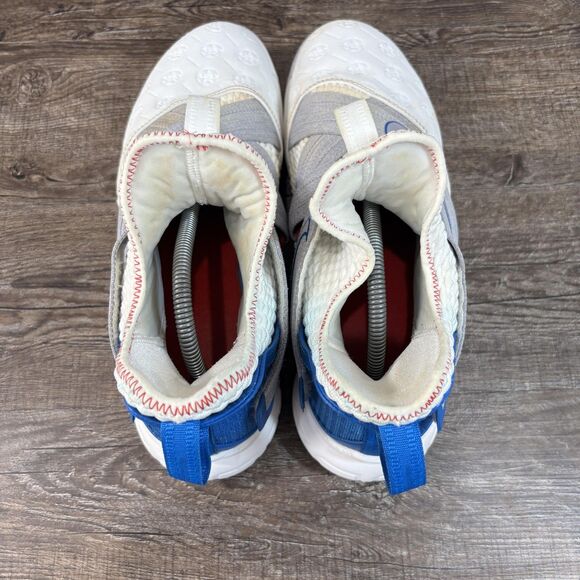 Nike LeBron Soldier 12 SFG Shoes Men's 12 White Blue Basketball AO2609-101 - Picture 6 of 8